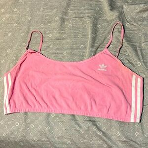 Adidas Plus Size Pink Bralette